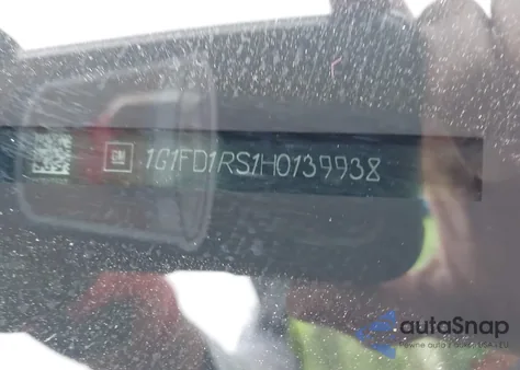 2017 Chevrolet Camaro 2Lt z USA, uszkodzony, nr VIN 1G1FD1RS1H0139938